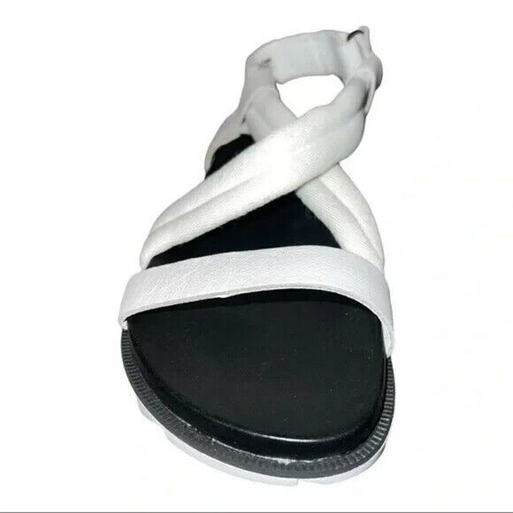 Sorel Women's Roaming Decon Sandals Sea Salt White Leather 8.5M New - Picture 3 of 6